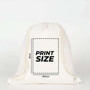 Custom Laminated Cotton Drawstring Backpack 14×16 in (35×40 cm) – 4 oz - Pamusan.com
