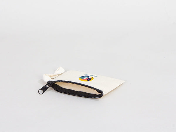 Custom Linen Coin Purse – 5"x3" Zippered Pouch Bag, Personalized Promotional Wallet - Pamusan.com