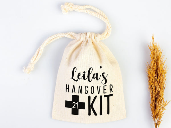 Custom Name Hangover Kit Bag - Party Bags - Pamusan.com