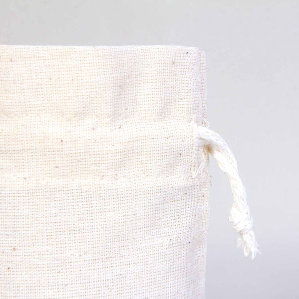 Custom Printed Cotton Drawstring Pouch – Natural Color, 4" × 6" (10 × 14.5 cm), 4 oz - Pamusan.com