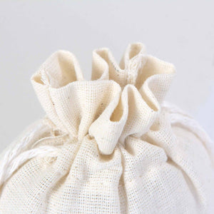 Custom Printed Cotton Drawstring Pouch – Natural Color, 4" × 6" (10 × 14.5 cm), 4 oz - Pamusan.com