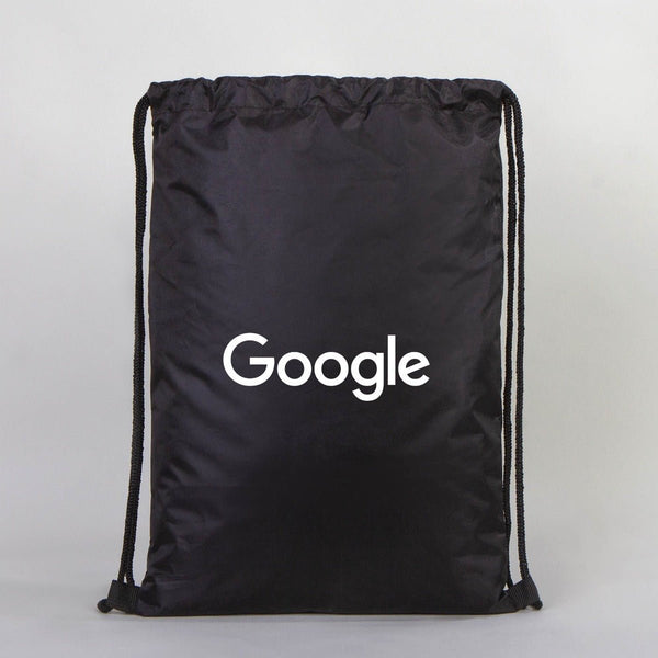Custom Printed Impertex Drawstring Backpack 13×18 in (32×45 cm) – Black - Pamusan.com