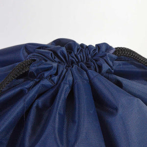 Custom Printed Impertex Drawstring Backpack 13×18 in (32×45 cm) – Navy Blue - Pamusan.com