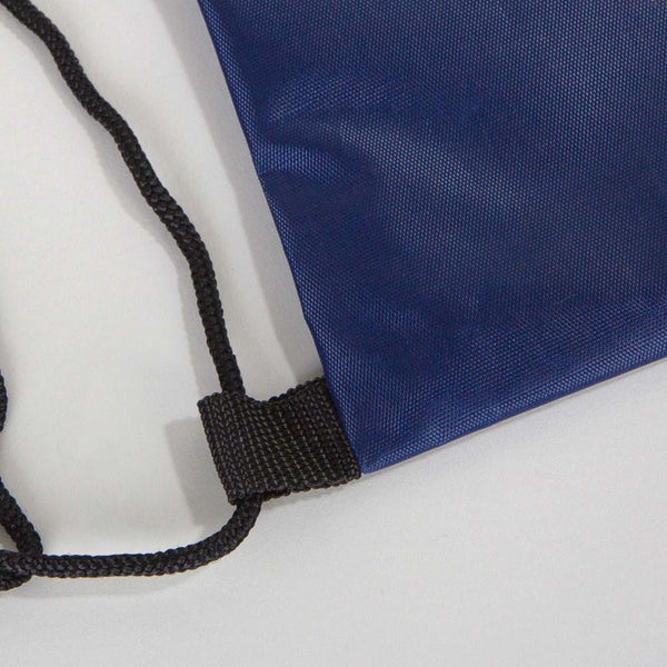 Custom Printed Impertex Drawstring Backpack 13×18 in (32×45 cm) – Navy Blue - Pamusan.com