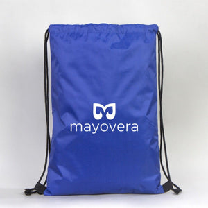 Custom Printed Impertex Drawstring Backpack 13×18 in (32×45 cm) – Saxe Blue - Pamusan.com