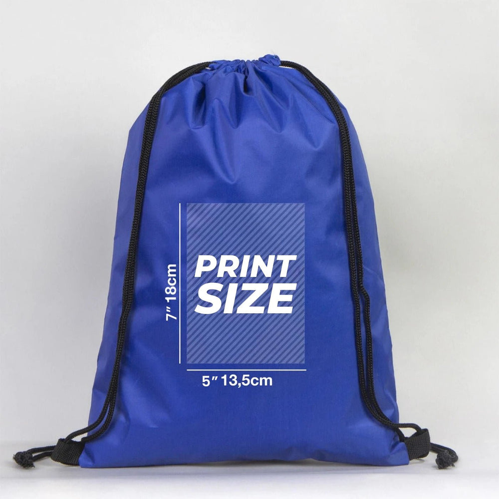 Custom Printed Impertex Drawstring Backpack 13×18 in (32×45 cm) – Saxe Blue - Pamusan.com
