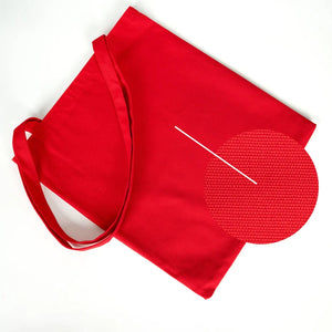 Custom Red Canvas Tote Bag - 300 gsm Premium Cotton (14" x 16") - Pamusan.com