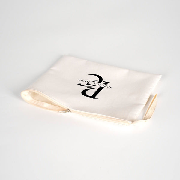 Custom Sublimation Printed Laminated Cotton Clutch Pouch – 10" × 7" (25 × 18 cm) - Pamusan.com