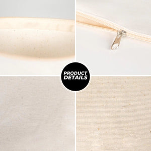 Custom Sublimation Printed Laminated Cotton Clutch Pouch – 12" × 8" (30 × 21 cm) - Pamusan.com