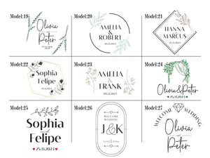 Custom Wedding Welcome Bag, 27 Different Design Wedding Tote, Bridesmaid Gift, Wedding Favors Bags, Bridal Party Bag - Pamusan.com