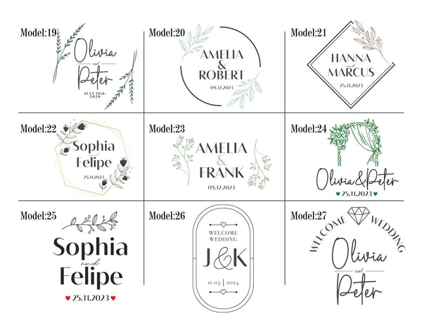 Custom Wedding Welcome Bag, 27 Different Design Wedding Tote, Bridesmaid Gift, Wedding Favors Bags, Bridal Party Bag - Pamusan.com