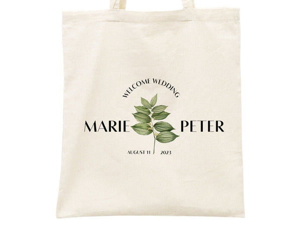 Custom Wedding Welcome Bag, 27 Different Design Wedding Tote, Bridesmaid Gift, Wedding Favors Bags, Bridal Party Bag - Pamusan.com