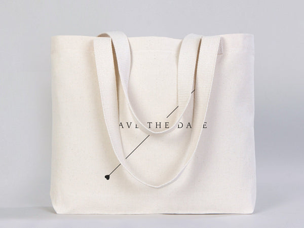 Custom Welcome Wedding Bags 18"W x 14"H x 3"L - Palm Tree Tote Bags - Bridal Tote - Custom Wedding Totes - Pamusan.com