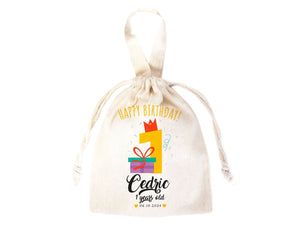 Customized Pouch Bags - Pouch Bags 6"W x 8 "H (15.5cm x 20cm) - Personalized Custom Name Birthday Favor Bags 27 Different Designs - Pamusan.com