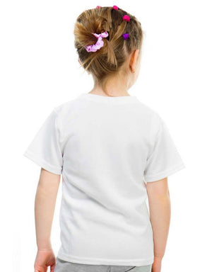 Digital Printed Promotional Children's T-Shirt - White - Pamusan.com