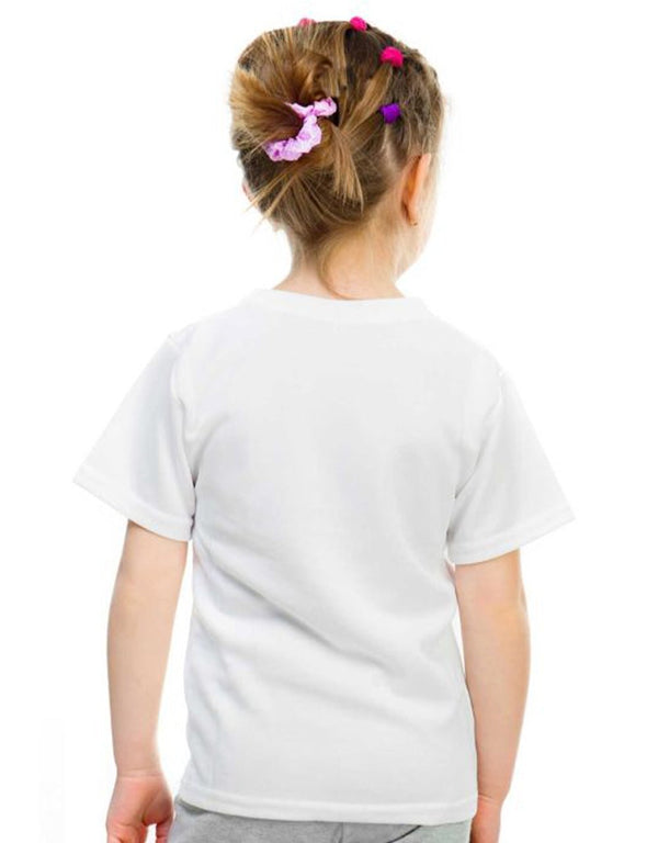 Digital Printed Promotional Children's T-Shirt - White - Pamusan.com
