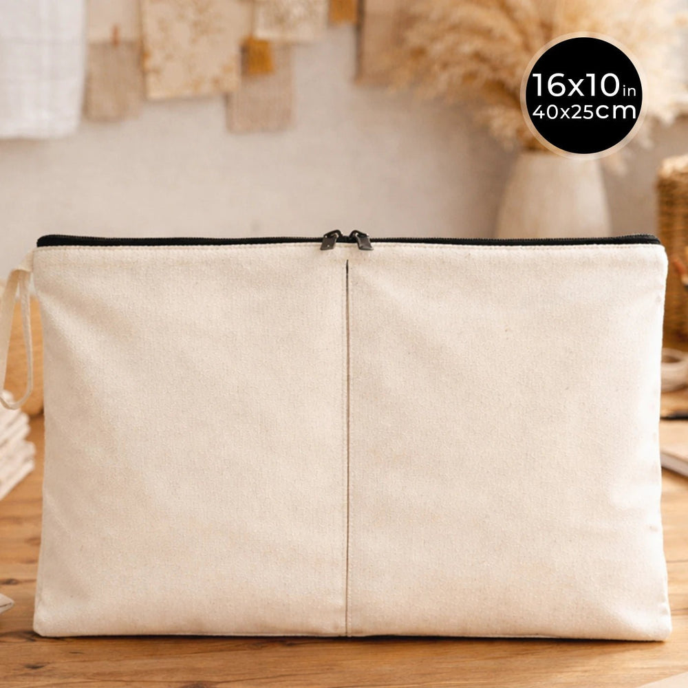 Double - Compartment Clean & Dirty Travel Organizer Bag 16" x 10" - Pamusan.com