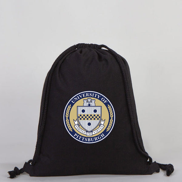 Drawstring Bags / Backpacks Black 14" W x 16" H (35x40 cm) - Customize - Pamusan.com