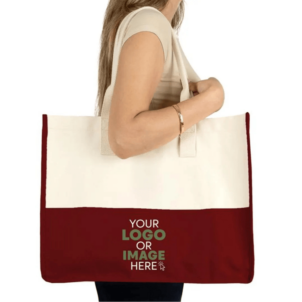 Elite Canvas Tote Bag – Large Size for Beach & Grocery | Heavy - Duty 390gsm Cotton | Custom Logo - Pamusan.com