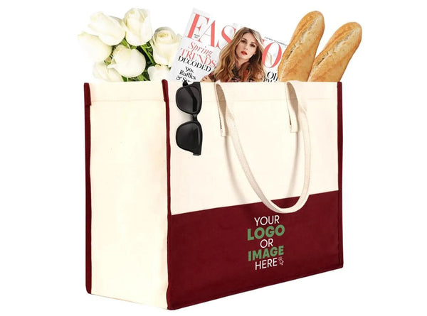 Elite Canvas Tote Bag – Large Size for Beach & Grocery | Heavy - Duty 390gsm Cotton | Custom Logo - Pamusan.com
