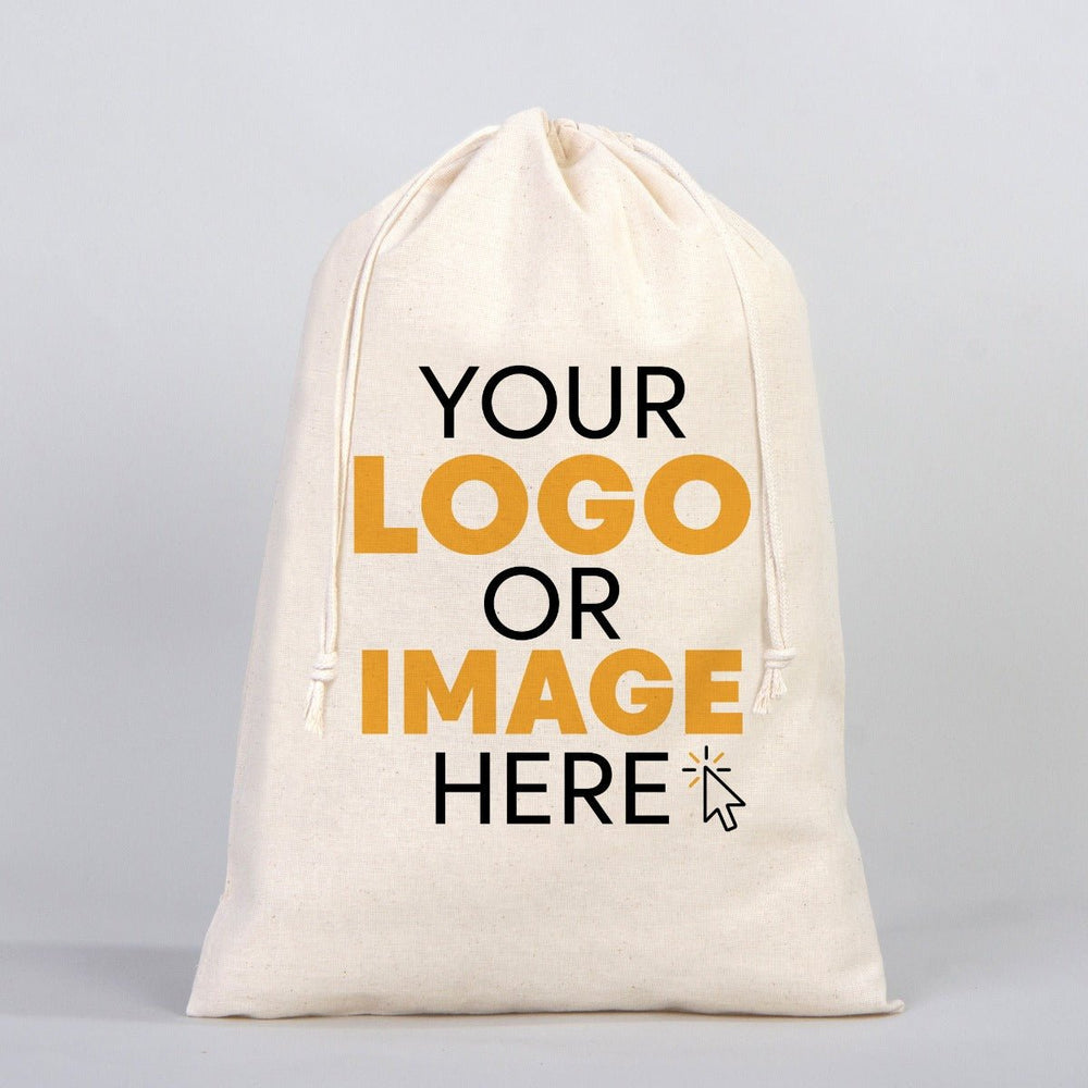 Fabric Pouch 12" W x 16" H (30 cm x 40 cm) - (Customize) - Pamusan.com