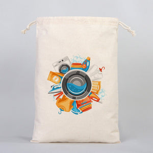 Fabric Pouch 12" W x 16" H (30 cm x 40 cm) - (Customize) - Pamusan.com