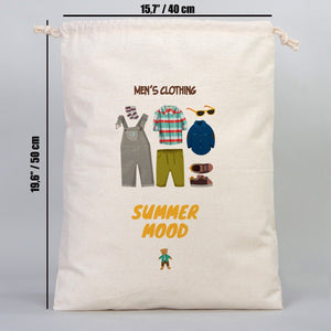 Fabric Pouch 16" W x 20" H (40 cm x 50 cm) - (Customize) - Pamusan.com