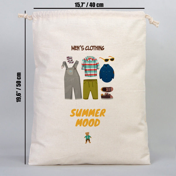 Fabric Pouch 16" W x 20" H (40 cm x 50 cm) - (Customize) - Pamusan.com