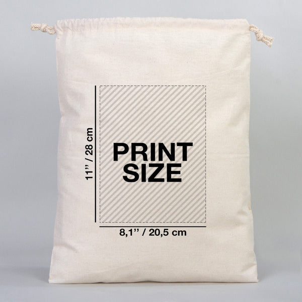 Fabric Pouch 16" W x 20" H (40 cm x 50 cm) - (Customize) - Pamusan.com