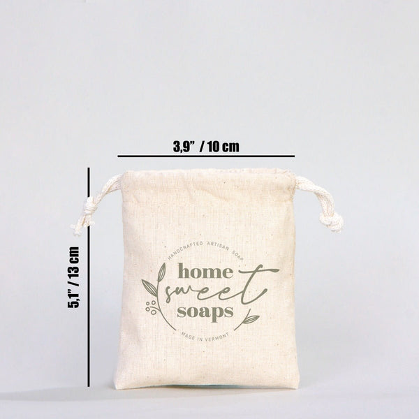 Fabric Pouch 4" W x 5" H (10 cm x 13 cm) - (Customize) - Pamusan.com