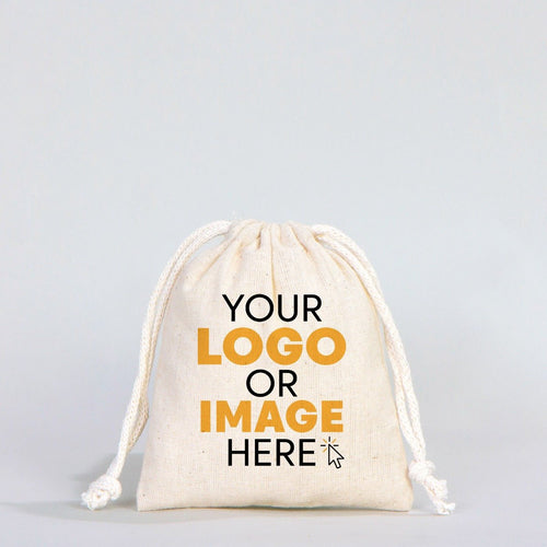 Fabric Pouch 4" W x 5" H (10 cm x 13 cm) - (Customize) - Pamusan.com