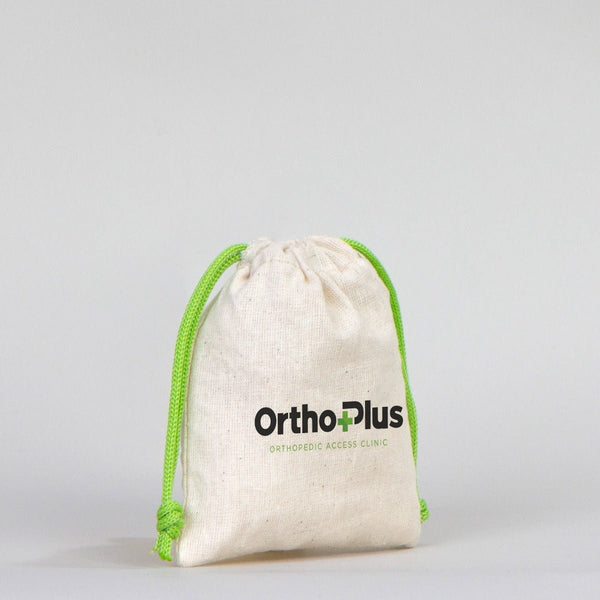 Fabric Pouch 4" W x 5" H (10 cm x 13 cm) - Green Handle (Customize) - Pamusan.com