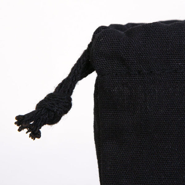 Fabric Pouch 4" W x 5" H – Black (customizable) - Pamusan.com