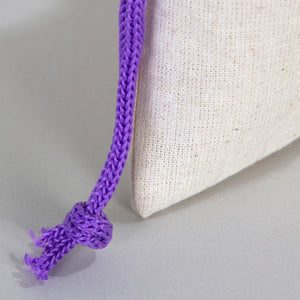 Fabric Pouch 4" W x 5" H – Purple Drawstring - Pamusan.com