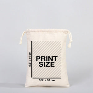 Fabric Pouch 6" W x 8" H (15.5 cm x 20 cm) - (Customize) - Pamusan.com