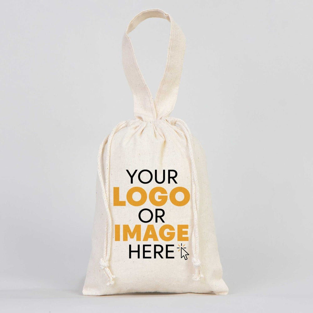 Fabric Pouch 6" W x 8" H (15.5 cm x 20 cm) - Short Handle (Customize) - Pamusan.com