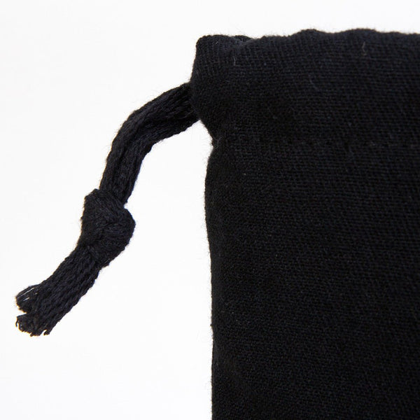 Fabric Pouch 6" W x 8" H – Black (customizable) - Pamusan.com