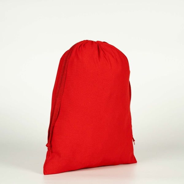 Fabric Pouch Red - 10" x 14"(25 cm x 35 cm) - 4 oz - Pamusan.com
