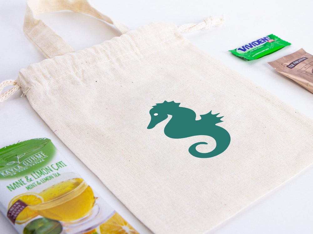 Favor Bag, Birthday Bag 6"W x 8"H (15.5 cm x 20 cm) Cotton - Reusable Bags, Organic Cotton Gİft Bags, Party, Event Bags - Pamusan.com