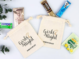 Girl's Night Survivor Kits, Oh Shit Kit hangover Bag, Recover Kit Bags, Custom With Your name or Design, Bachelorette Party, Girls Trip - Pamusan.com