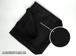 Halloween Tote Bags – Personalized Black Canvas Reusable Totes with 12 Custom Designs - Pamusan.com