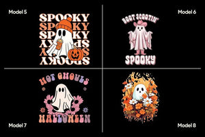 Halloween Trick or Treat Makeup Bag – Spooky Ghost Zipper Pouch for Cosmetics - Pamusan.com