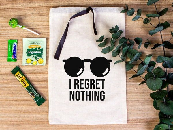 Hangover Bags with Black Ribbon - 2 Different Sizes - Wedding Recovery Kit - Hen Party - Bachelorette - Birthday Party - Pamusan.com