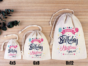 Happy Birthday Gİft Bags, Custom Party Bags for first birthday - Pamusan.com