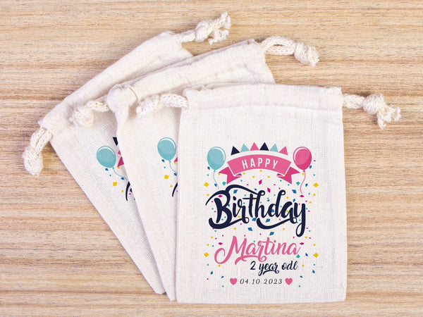 Happy Birthday Gİft Bags, Custom Party Bags for first birthday - Pamusan.com