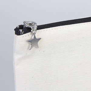 Happy New Year Clutch Bag – Festive Dog Design Zippered Canvas Pouch - Pamusan.com