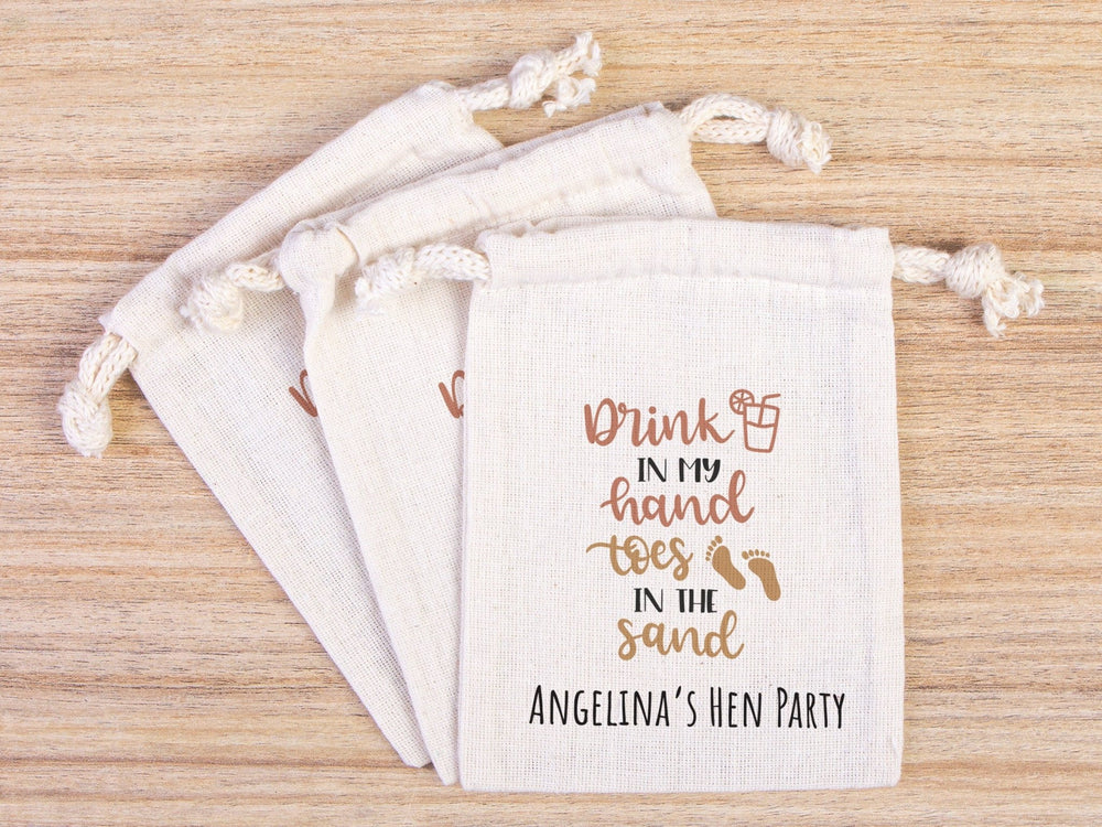 Hen Party Hangover Bag, Recover Kit Bags, Custom With Your Name Or Design, Bachelorette Party, Survival Kits, Hangover Kits, Organic Bag - Pamusan.com