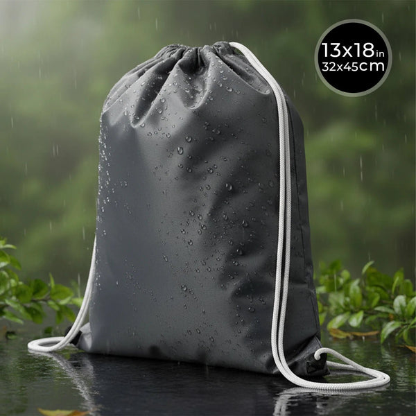 Impertex Drawstring Backpack 13×18 in (32×45 cm) – Anthracite - Pamusan.com