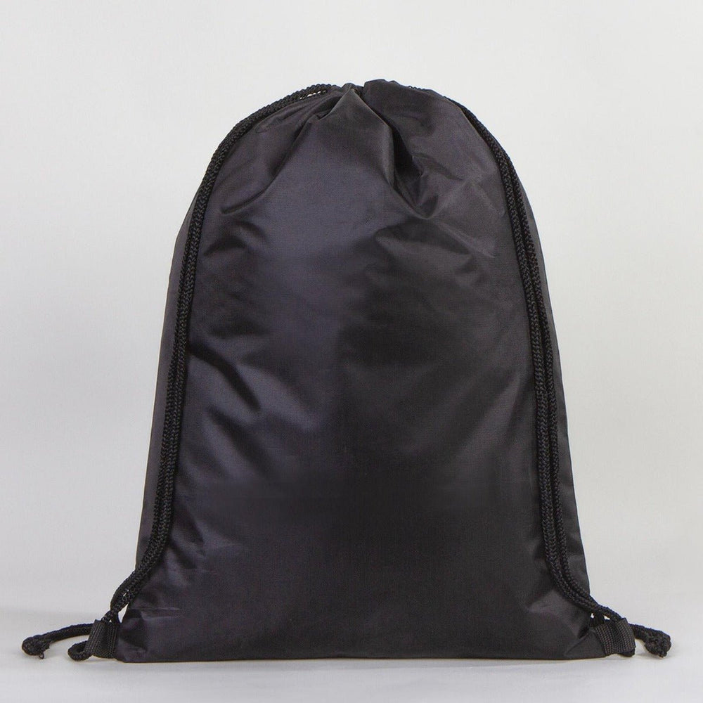 Waterproof Drawstring Backpack – Black, Large 13×18 in (32×45 cm) - Pamusan.com