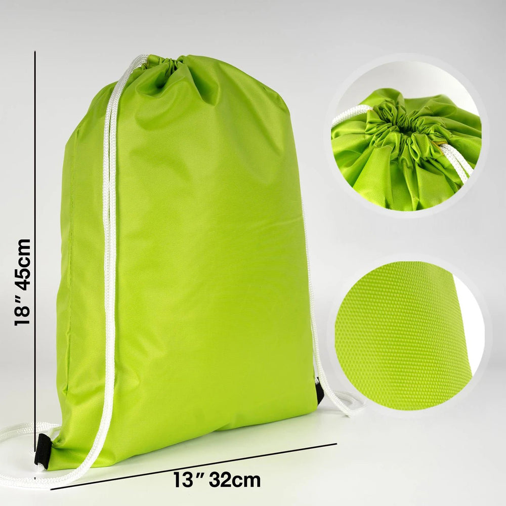 Impertex Drawstring Backpack 13×18 in (32×45 cm) – Green - Pamusan.com